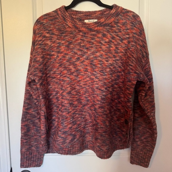 Madewell Space-Dyed Birchmont Crew Neck Medium Sweater - Picture 4 of 10